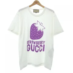 グッチ GUCCI ストロベリーグッチコットンTシャツ 548334 XJDWG Tシャツ