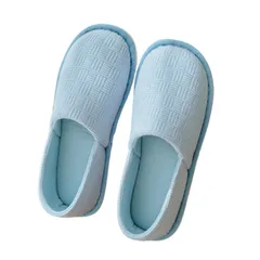 [ソユル] ルーム シューズ 室内履き スリッパ かかと あり 軽量 すべり止め 付 介護 入院 リビング キッチン トイレ シンプル レディース PKBLKA スリップ オン ホーム ハウス オフィス ビジネス スリッパ シューズ サンダ [ブルー] [L]