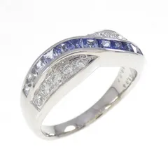 K18WG サファイヤ リング 1.04CT