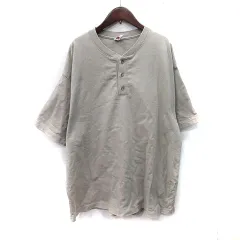 フリークスストア FREAKS STORE Tシャツ カットソー ヘンリーネック 半袖 M ベージュ /YI