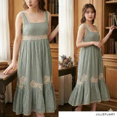 ★新品タグ付き★ジルスチュアート【0】刺繍入りキャミワンピース 春デート 希少