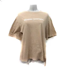 アンタイトル UNTITLED Tシャツ カットソー 半袖 2 M 黄土色 /YI