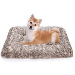 室内用 クッション クッション ケージ 寒さ対策 暖か 秋冬用（ブラウン60*45cm） ペットマット 犬ベッド 滑り止め ふわふわ マット ベッド 猫 犬 ペット用クッション