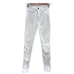 マウジー MOUSSY スキニーパンツ デニム 0 XS 白 ホワイト /AU