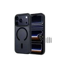 【新品】 NIMASO iPhone 17 Pro 用 ケース MagSafeアクセサリー対応 スマホケース マグセーフ カバー 滑り止め マット仕上げ 全面保護 いPhone17Pro用 耐衝撃 米軍MIL規格取得 ワイヤレス充電 カメラコントロールカバ 0