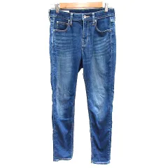 プラステ PLST デニムパンツ ジーンズ スキニー 24 S 紺 ネイビー /AU