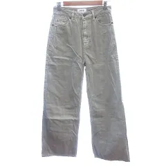 スナイデル SNIDEL デニムパンツ ジーンズ ワイド 1 M グレー /AU