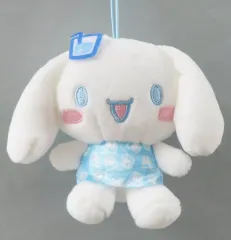 【中古】キーホルダー シナモロール フルーツポンチ柄おすわりマスコットVol.2 「サンリオキャラクターズ」 タイトー限定