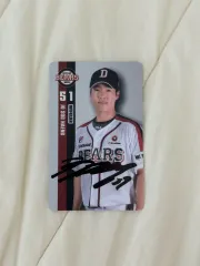 斗山ベアーズ チョ・スヘン フォトカード (サイン入り)