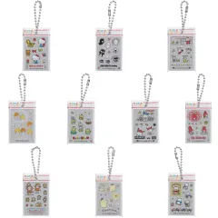 【中古】キーホルダー 全10種セット 「サンリオキャラクターズ きらめきシールチャーム」