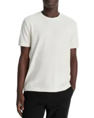 ヴィンス レディース トップス Tシャツ レギュラーフィット Vince Regular Fit Micro Waffle Tee BlancoCoastalのサムネイル