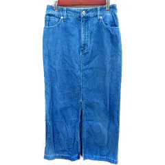 ルノンキュール Lugnoncure スカート デニム タイト マキシ S インディゴ /RT