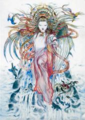 美品】天野喜孝 リトグラフ 複製原画 ジクレ ファイナルファンタジー11