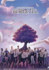 【中古】クリアファイル メインビジュアル(DAY1) A4クリアファイル(A) 「進撃の巨人 10th ANNIVERSARY “ATTACK FES”」