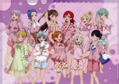 [중고] 클리어 파일 Liella! A4 클리어 파일 [러브라이브! 슈퍼 스타!! × 극락탕·RAKU SPA Liella!의 온천 합숙]