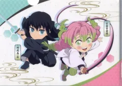 【中古】クリアファイル 時透無一郎＆甘露寺蜜璃 ufotable描き下ろし 合体奥義みにきゃらイラスト A4クリアファイル 「PS5/PS4/Switchソフト 鬼滅の刃 ヒノカミ血風譚2」 ジョーシン購入特典