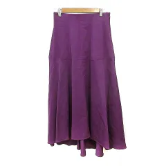 ロペ ROPE フレアスカート ロング ウール 38 M 紫 パープル /MN