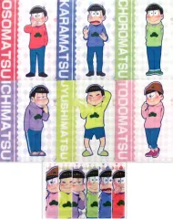 【中古】クリアファイル 全7種セット 「おそ松さん テレまつ トレーディングA5クリアファイル」 文教堂・アニメガ限定