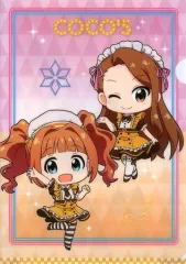 【中古】クリアファイル 高槻やよい＆水瀬伊織(ミニキャラ) A4クリアファイル 第3弾 「アイドルマスター ミリオンライブ!×ココス」 メニュー注文特典