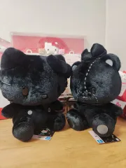 まとめ売り)ハローキティとTinyTANチャーム ブラック ぬいぐるみ