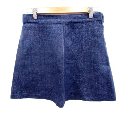 ザラウーマン ZARA WOMAN スカート フレア ミニ デニム M インディゴ /RT
