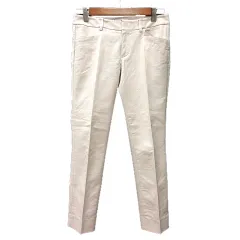 クレージュ courreges テーパードパンツ スラックス 36 S 白 アイボリー /MN