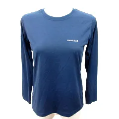 モンベル Montbell ニット カットソー Uネック 長袖 S 紺 ネイビー /RT