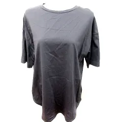 ピュアルセシン pual ce cin ニット カットソー Uネック 半袖 グレー /RT