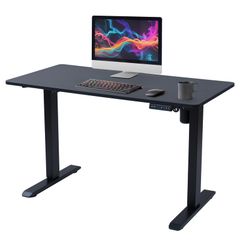 チェアとセット割有】電動昇降デスク ブラック 120×60 天板1枚 - メルカリ