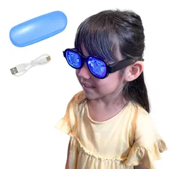 [heizi] 光るメガネ コナン コスプレ 【目立ち度MAX】 メガネ ゲンドウ おもしろグッズ ハロウィン 仮装 コスチューム 衣装 忘年会 パーティーメガネ (タイプC（レーダー）) [タイプC（レーダー）]