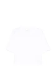 クローズドコットンTシャツ 送料無料