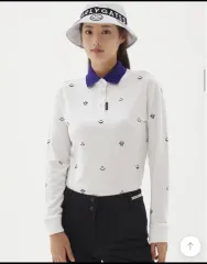 PEARLY GATES パーリーゲイツ レディース カラーバイカラー起毛Tシャツ 0 (55-55.5)