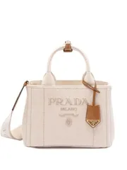 PRADA キャンバス ショッピングバッグ 送料無料