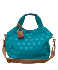 新品 toleur トーラ バッグ ナイロンドット 2way トート 取り外し可能 ショルダーストラップ付き ターコイズ レディース 撥水加工 通勤通学 11928-TQ