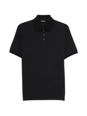 EMPORIO ARMANI ロゴ コットン ポロシャツ 送料無料