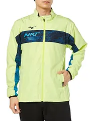 新品 [ミズノ] トレーニングウェア N-XT ブレスサーモ ウォーマージャケット 吸湿発熱 撥水 32JEA740 ルミナリーグリーン S