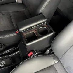 TME 再再販ランクル70専用 アームレスト コンソールボックス ドリンクホルダー 2023? ランクル70 GDJ76W ランドクルーザー70 LandCruiser70 ブラックレザー ウッド 木目 肘置き 肘掛け カス【送料無料】【☆Yuki☆Shop】