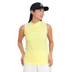 新品 [キャロウェイ] レディース ノースリーブ モックネックシャツ (吸汗速乾性・裏クール) / ゴルフ / C25134212 1061_イエロー L