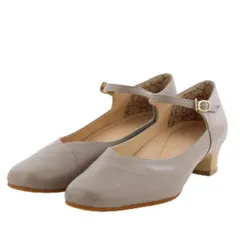 新品 HIMIKO/ヒミコ/3.5cmヒールストラップパンプス/605001グレー245