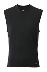 新品 FREEZE TECH (フリーズテック) 氷撃 ノースリーブ Vネックシャツ (Sサイズ) ブラック (パフォーマンスライン)