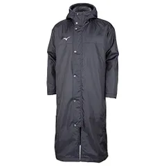 新品 [MIZUNO(ミズノ)]トレーニングウェア 中綿ロングボアコート 32JE8555 ブラック 日本 2XL (日本サイズ3L相当)