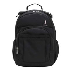 未使用に近い美品 イーストボーイサラ リュック ネイビー 19L リボン風 