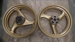 xjr400 ホイール ゴールドメタリック リペア - メルカリ