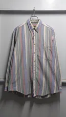 90’s Eddie Bauer Multi-stripe Button-down Shirt L
