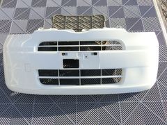 ホンダバモスホビオ純正フロントバンパー プレミアパールホワイト