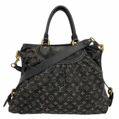 ルイ・ヴィトン(Louis Vuitton) ルイ・ヴィトン ハンドバッグ モノグラム・デニム ネオカヴィMM M95351  ノワール 2wayバッグレディース P2441491