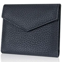 【新品】 財布 レディース ミニ財布 二つ折り コンパクト 革 小さい 軽量 大容量さいふ 薄い レザー カードケース RFID スキミング防止 BOX型小銭入れ ミニウォレット 使いやすい プレゼント 人気 (n.ブラック) 1