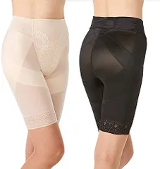 新品 芦屋美整体 骨盤スリムスタイルショーツ 2枚組 (ブラック×ピンクベージュ各1枚 3Ｌ)