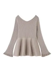 新品 [スナイデル] バックディテールペプラムプルオーバー SWNT244172 レディース GBEG Free Size