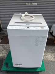 SHARP 洗濯機 ES-GV8J 8kg 穴なし槽 2024年製 d5818 - メルカリ